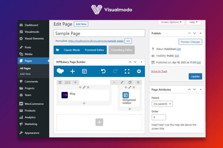 Adding A Sidebar In WordPress & Using Widgets Visualmodo