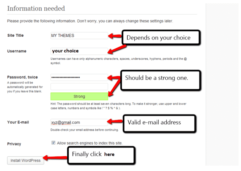 WORDPRESS LOCALHOST 6 STEPS TO INSTALLING WORDPRESS LOCALLY visual data 7