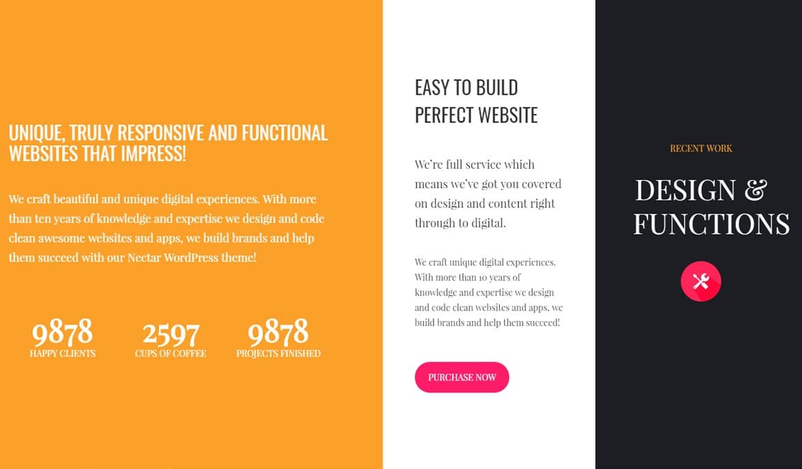 nectar wordpress theme responsive live site builder by nectar wordpress theme responsive live site builder by