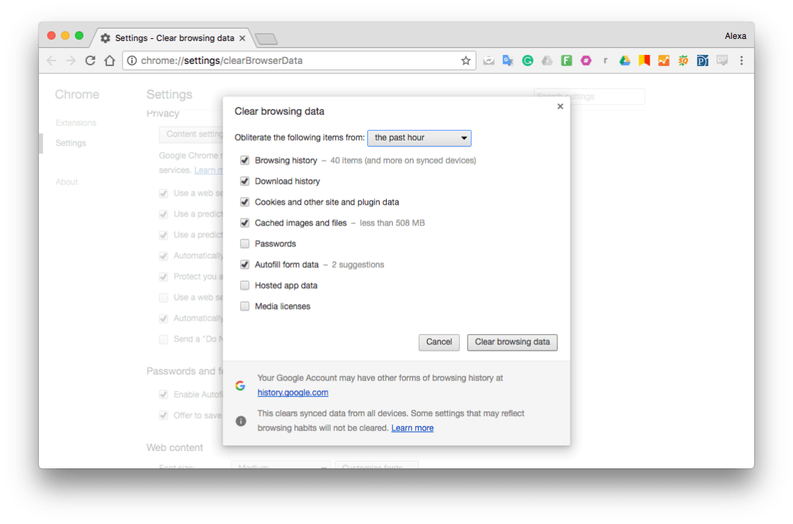 How To Clear Browser Cache - Visualmodo WordPress Themes