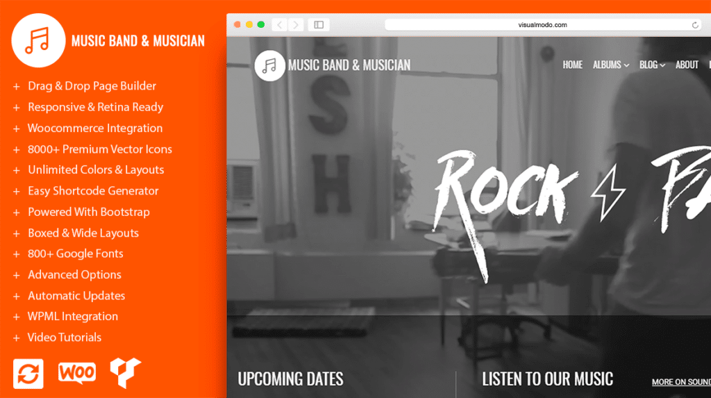 Music WordPress Theme Documentation - Visualmodo