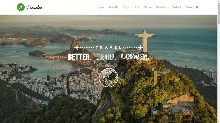 Best Travel WordPress Theme & Blog Site Builder - Visualmodo