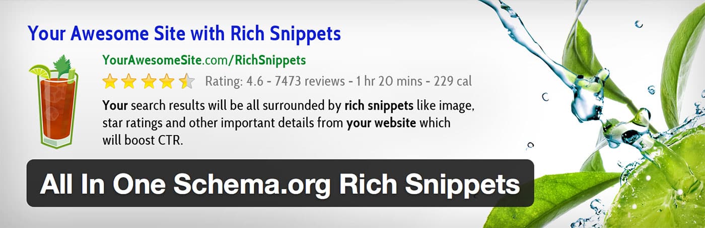 Rich Snippet WordPress Plugin All In One Schema.org Rich Snippets (Free)