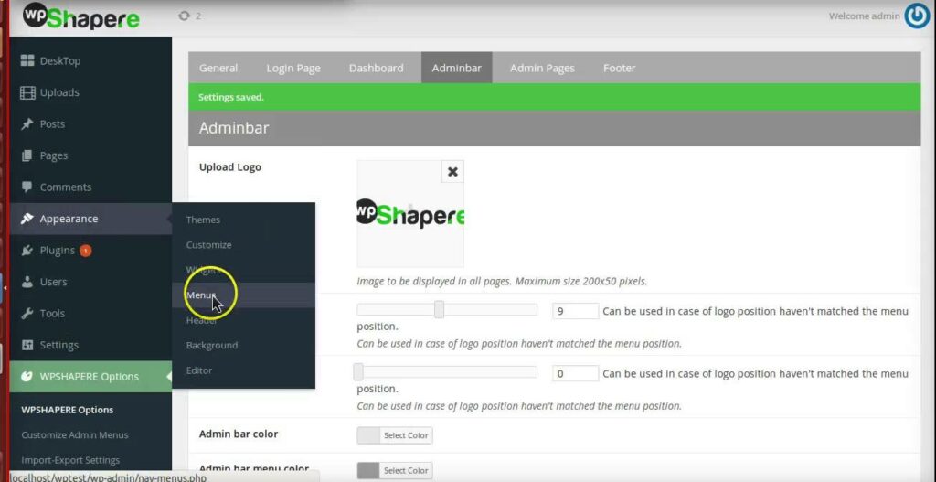 Admin Panel Customization WordPress Plugin