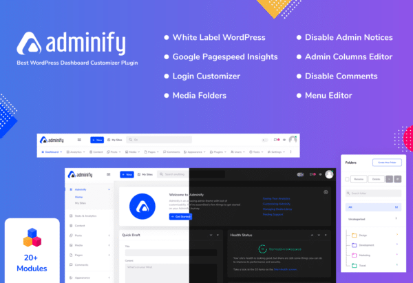 Admin Panel Customization WordPress Plugin - Visualmodo