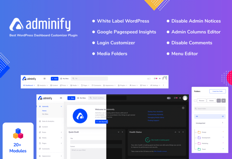 Admin Panel Customization WordPress Plugin - Visualmodo