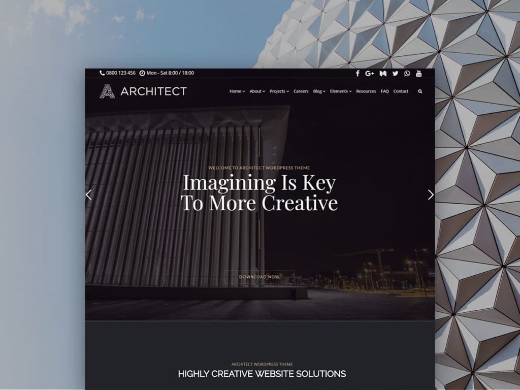 Architect WordPress Theme