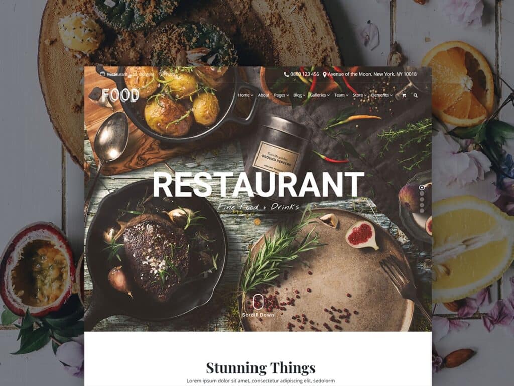 Food WordPress Theme