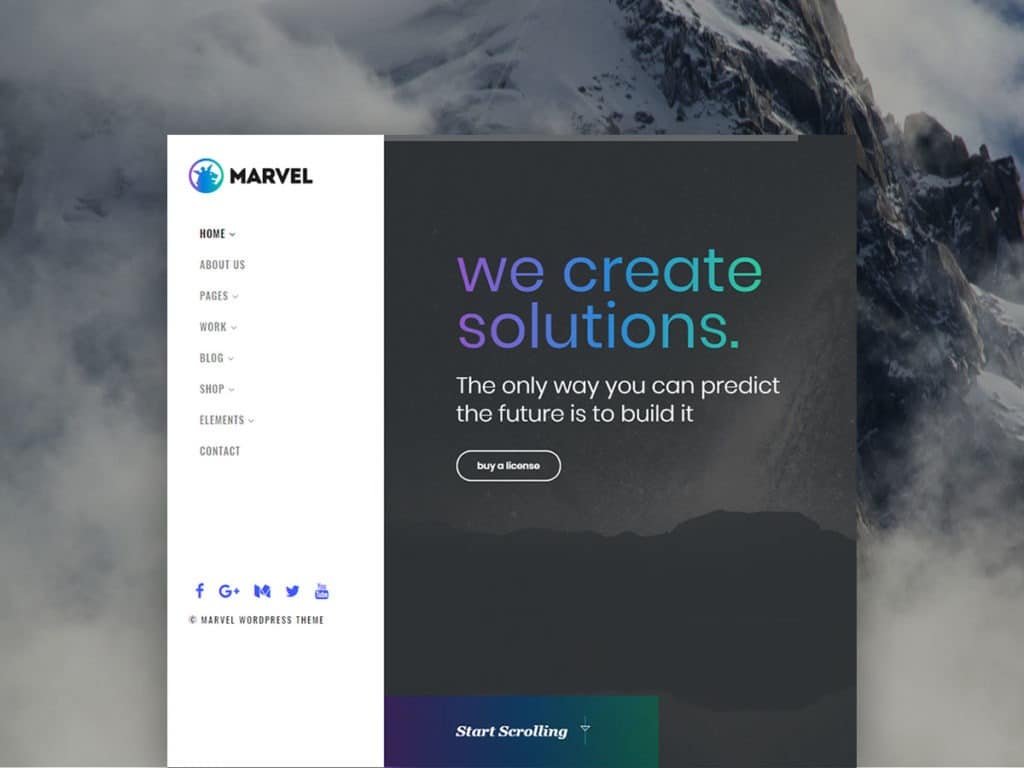Marvel WordPress Theme
