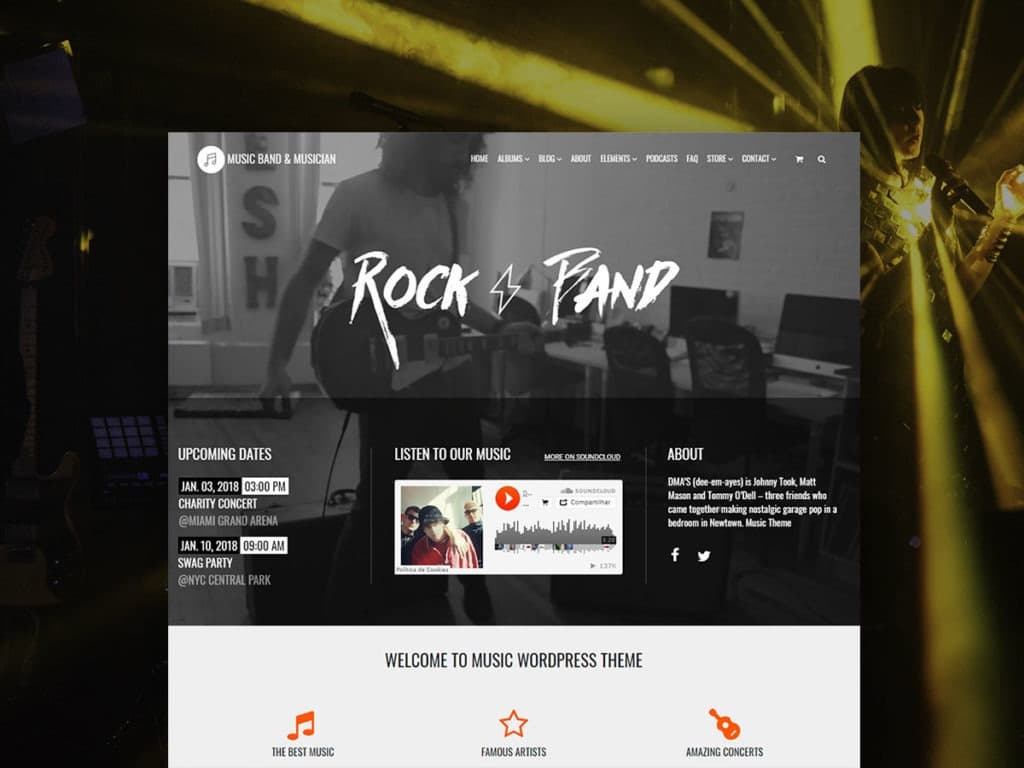 Music WordPress Theme