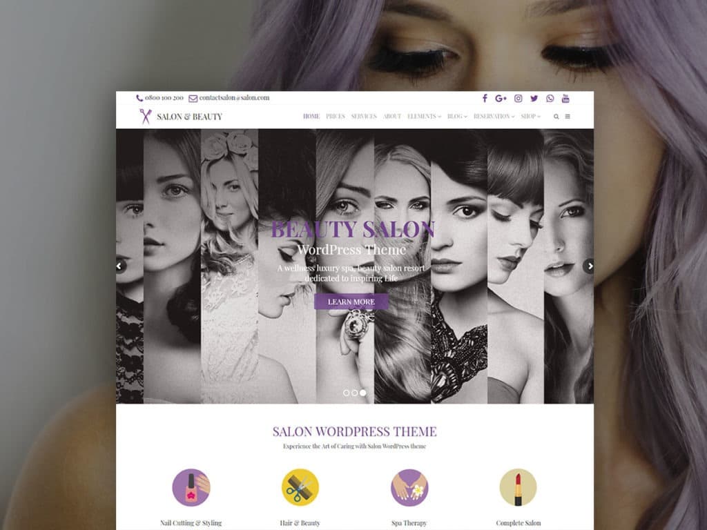 Salon WordPress Theme