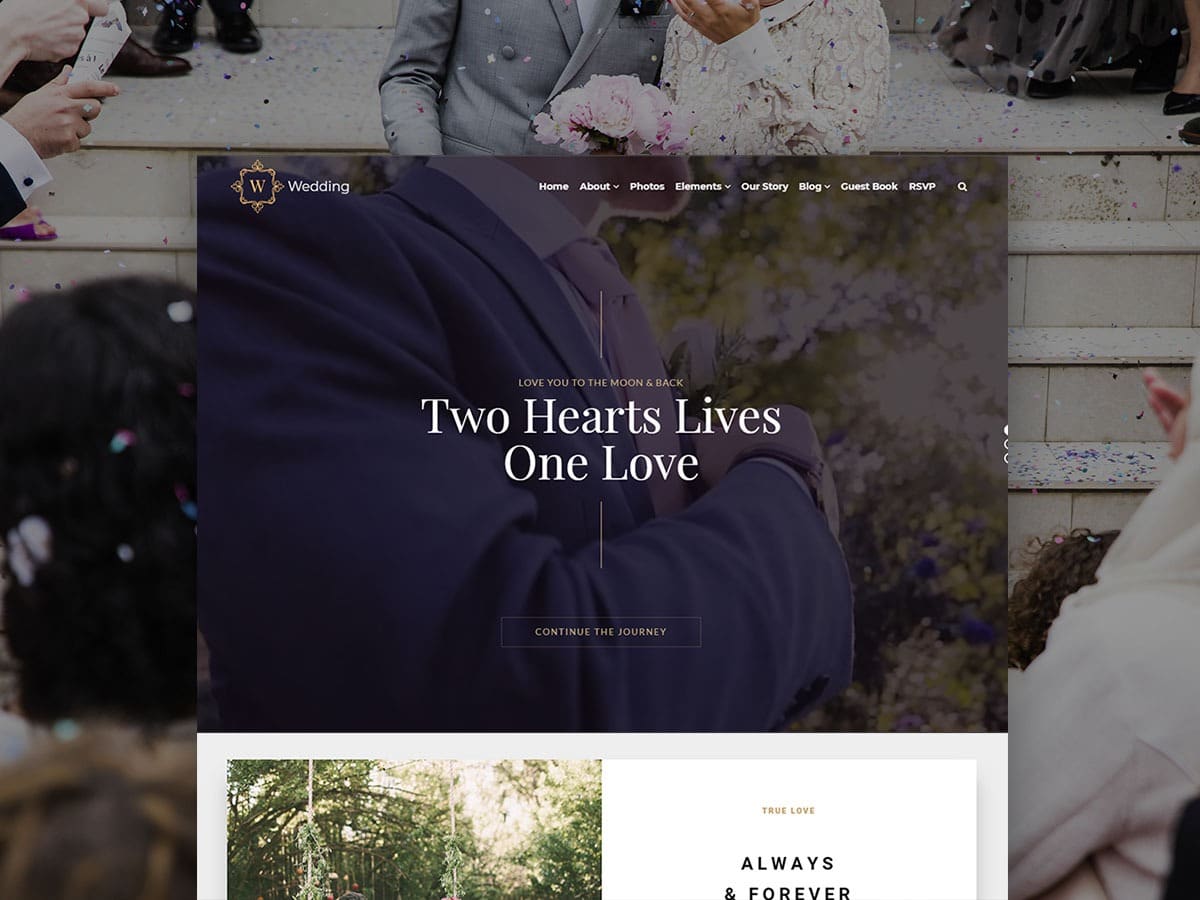 Wedding WordPress Theme – Responsive Events and Celebration Template