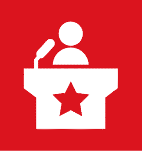 Politic WordPress Theme - Logo Color Red