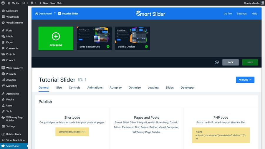 How To Publish Your Smart Slider 3 Plugin Content In WordPress
