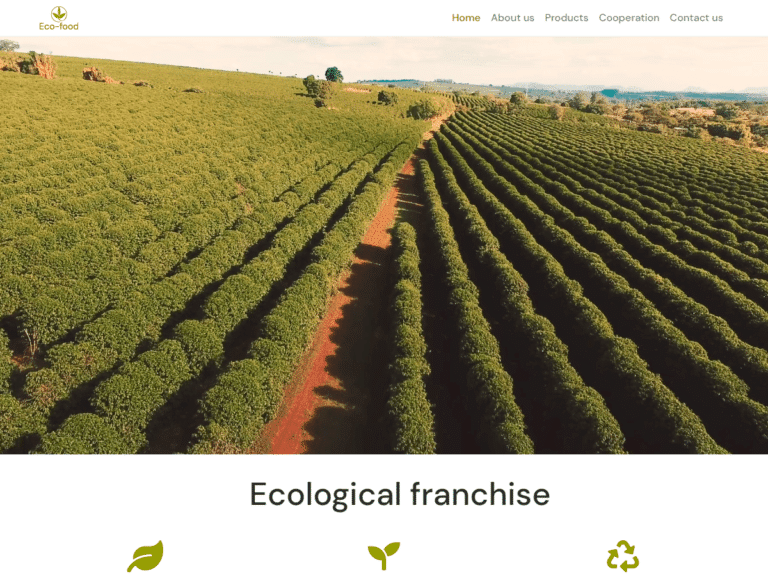 Eco Food Pre Built Website Start Template Borderless WordPress Plugin Library