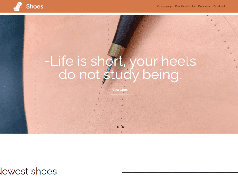 Shoes-Anzu theme Borderless plugin WordPress pre-built website template
