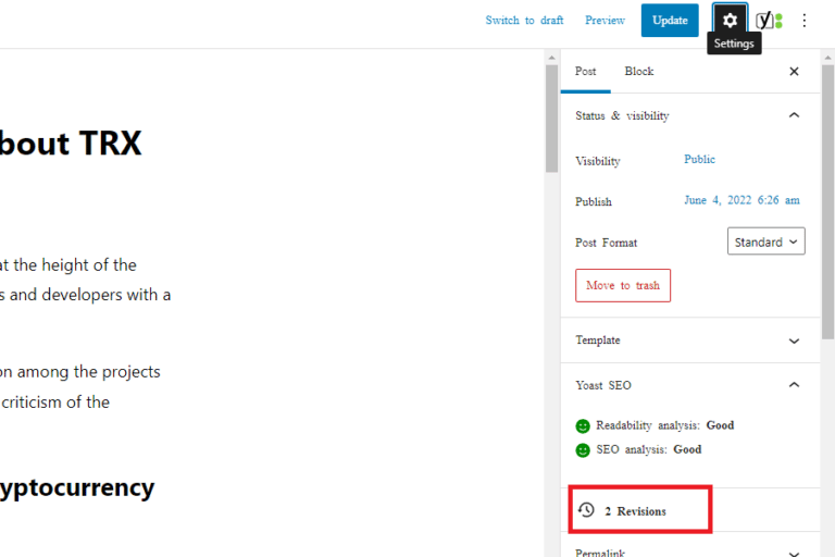 WordPress Revisions: How To Undo Changes & Go Back