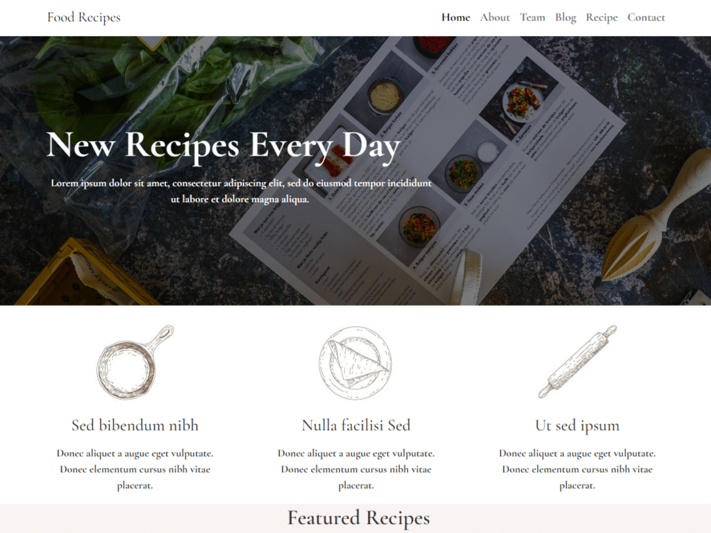 Food Recipes