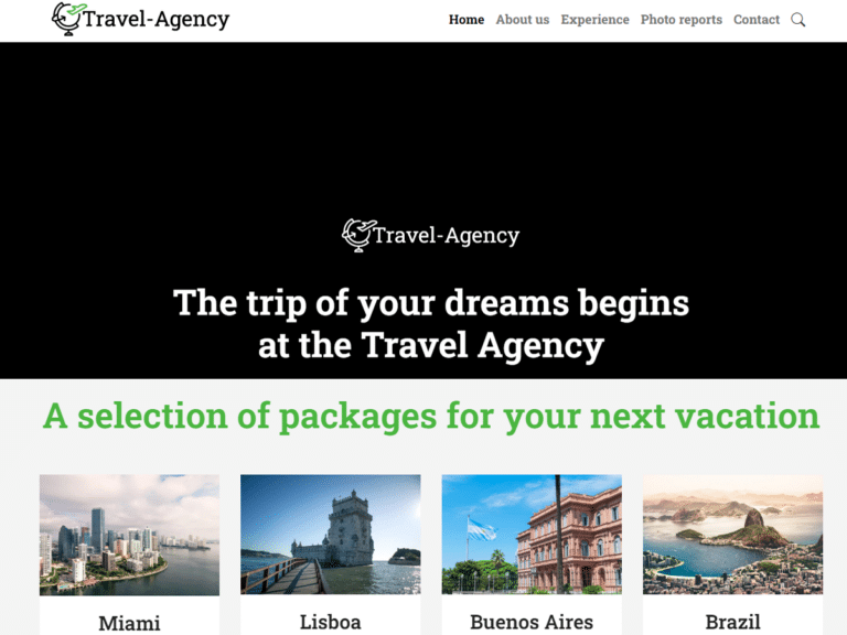 Travel-Agency-Anzu theme Borderless plugin WordPress pre-built website template