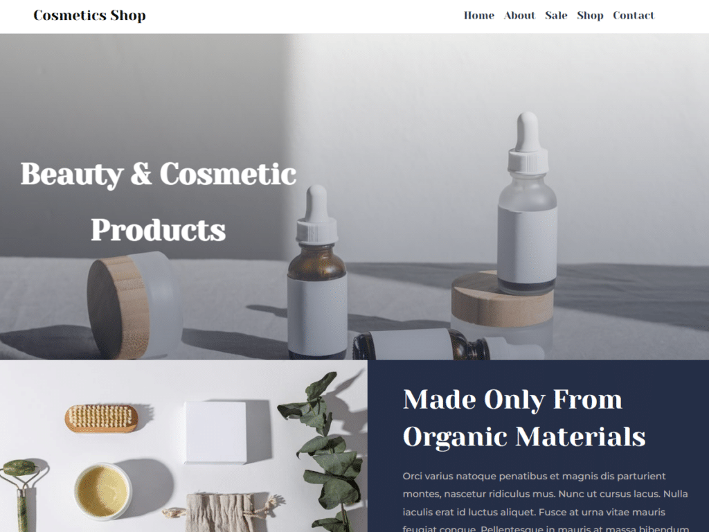 Cosmetics Shop