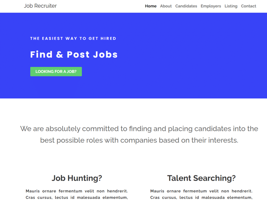 Job Recruiter