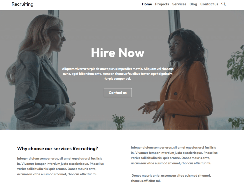 Recruiting