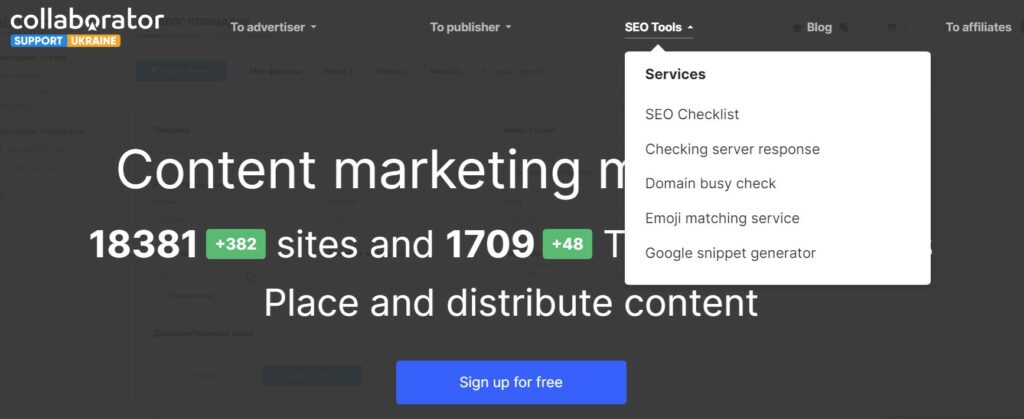 Extra Services Content marketing marketplace