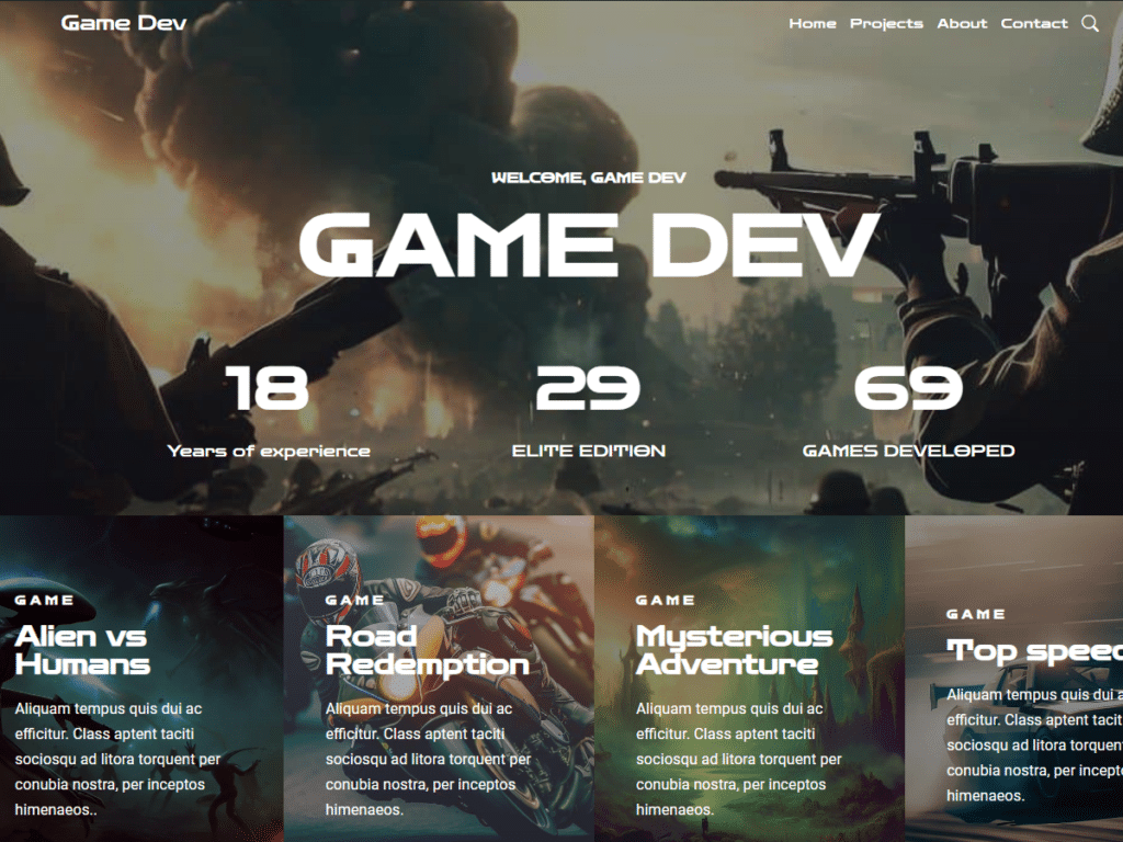 Templates & Pre-Built Websites: Starter Kit - Visualmodo