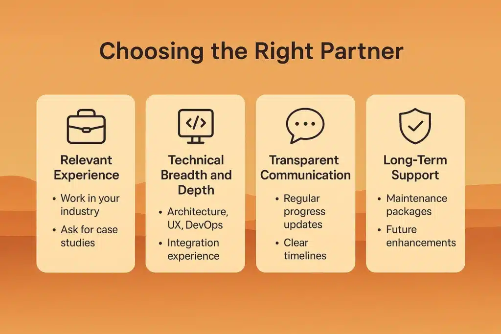 Choosing the right partner