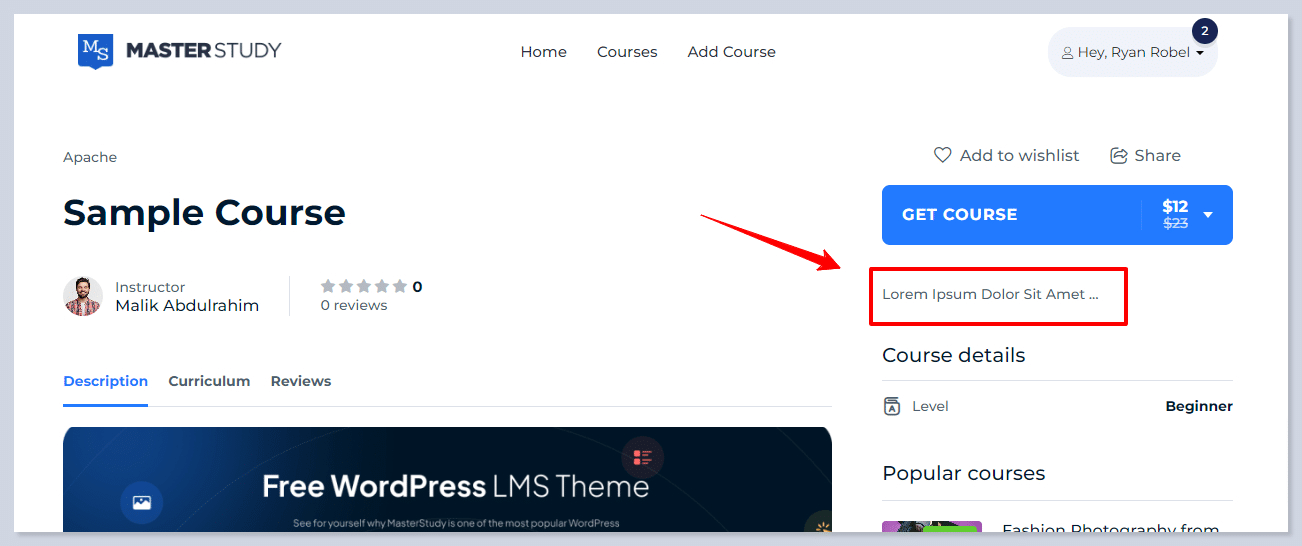 Price Info - here you can put any text that will be shown with the purchase button as price info